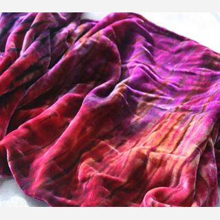 Dyed Velour Fabric 